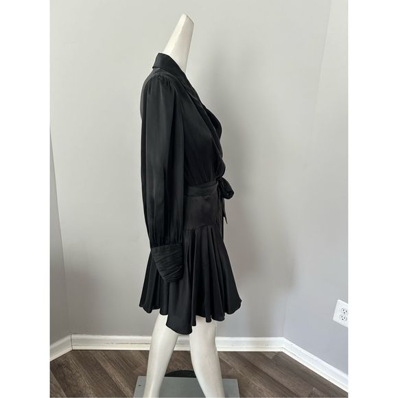 Zimmermann Silk Wrap Mini Dress - Picture 7 of 12